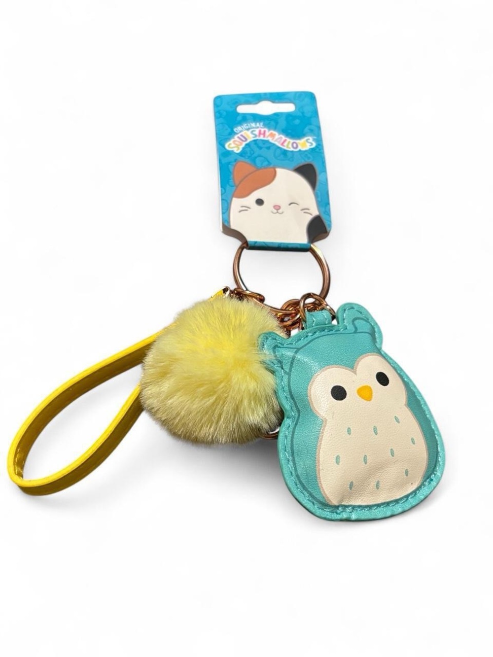 Cute BNWT Squishmallow Winston Owl Keychain